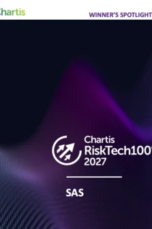 Winner’s Spotlight: SAS – RiskTech100® 2027 cover