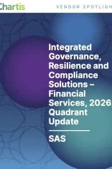 Vendor Spotlight: SAS – Integrated Governance, Resilience and Compliance Solutions – Financial Services, 2026