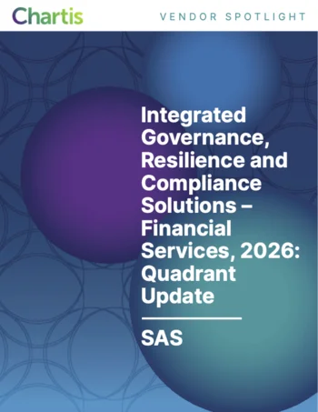 Vendor Spotlight: SAS – Integrated Governance, Resilience and Compliance Solutions – Financial Services, 2026