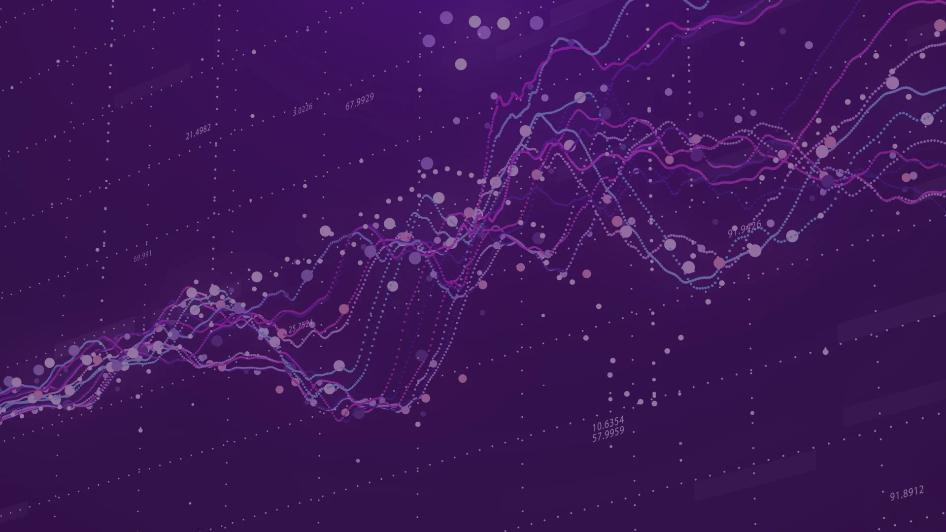abstract stock chart in purple and blue